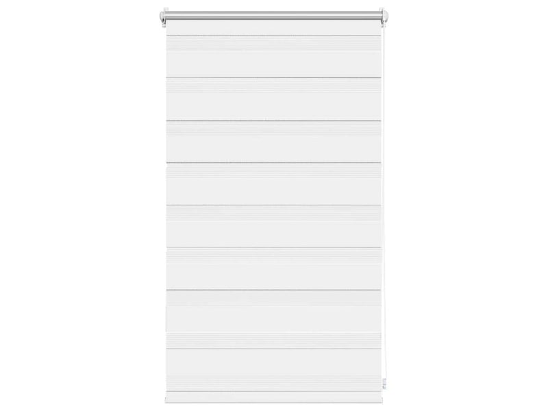 Store vénitien zébré, store de fenêtre 50,9 x 100 cm, largeur du tissu 46,7 cm, blanc cf48228  - Conforama A