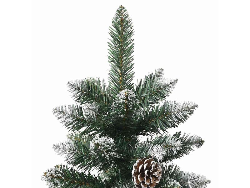  Sapin de noël - arbre de noël artificiel avec support vert 180 cm pvc  - Conforama E