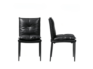 Chaise de salle à manger dossier rembourré groupe de sièges confortable groupe de chaises élégant