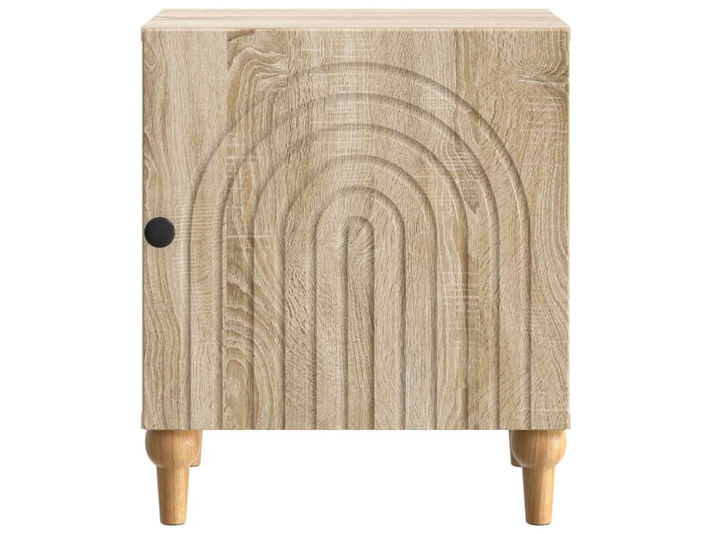  Table de chevet - cabinet de chevet - table de nuit chêne sonoma 43 x 34,5 x 50 cm  - Conforama D