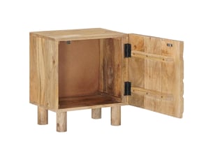 Table de chevet - cabinet de chevet - table de nuit faite main marron teck 40 x 30 x 45 cm