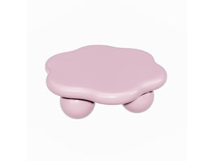 Table basse floral(e) coloris rose  IKSETERA TRADING LTD - 79 cmx79 cm