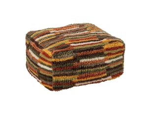 Pouf / repose pied PARIS PRIX  multicolore