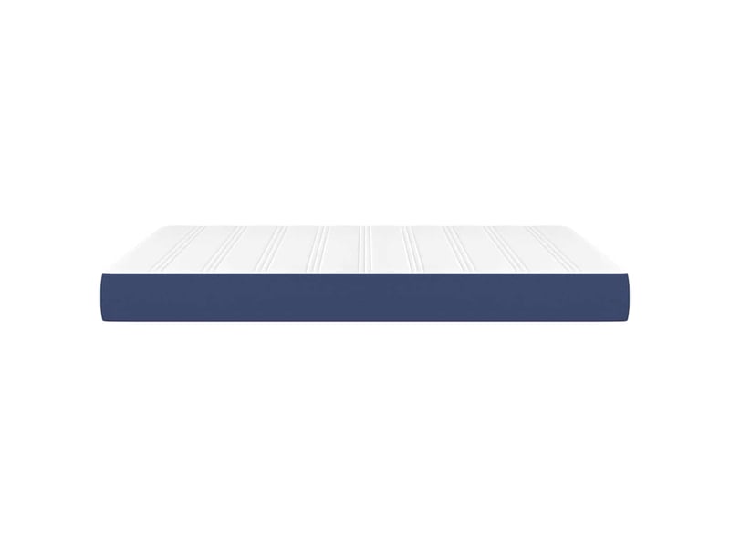  Matelas de lit à ressorts ensachés fermeté moyenne bleu 140x200x20 cm tissu  - Conforama D