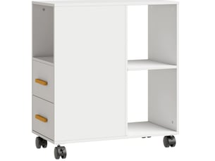 Bibliotheque coloris blanc BEAUNIV - 30 cm x 65 cm