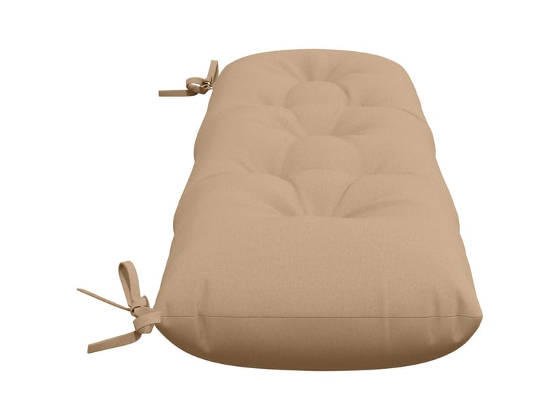 Coussin de banc, coussin d'assise, coussin de canapé vianen 100 % polyester sable 110 x 30 x 12 cm cf53989 - Conforama C