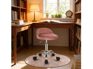 Tabouret de bureau <strong>DESMIU</strong> <strong></strong> avec assise réglable en hauteur