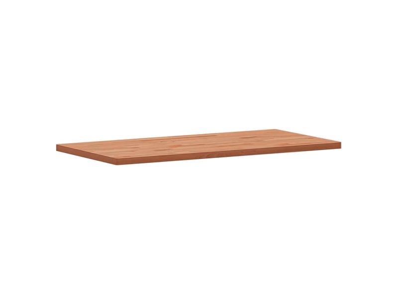 Comptoir de salle de bain, plan de travail 100x50x2,5 cm bois massif de hêtre cf65703 - Conforama C