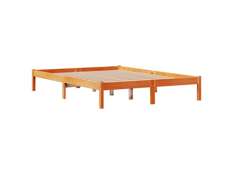  Lit double- lit adulte -  cadre de lit et tête de lit sans matelas  marron 135x190 cm  - Conforama C