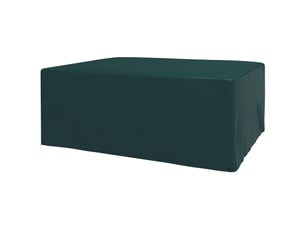 Housse de protection rectangulaire pour mobilier de jardin, imperméable, résistante aux uv et à la poussière, 235 x 190 x 90 cm, verte