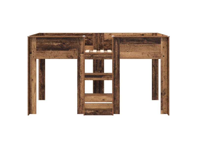  Lit superposé pour enfants - lit jeune bois ancien 90 x 190 cm  - Conforama E