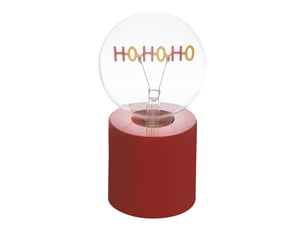 Lampe de noël led à poser h. 18 cm à piles