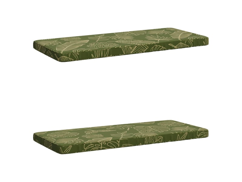  Lot de 2 coussins de banc, coussins d'assise vught 100 % polyester cf57715  - Conforama A