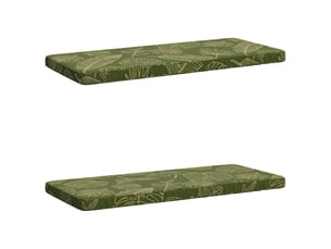 Lot de 2 coussins de banc, coussins d'assise vught 100 % polyester cf57715