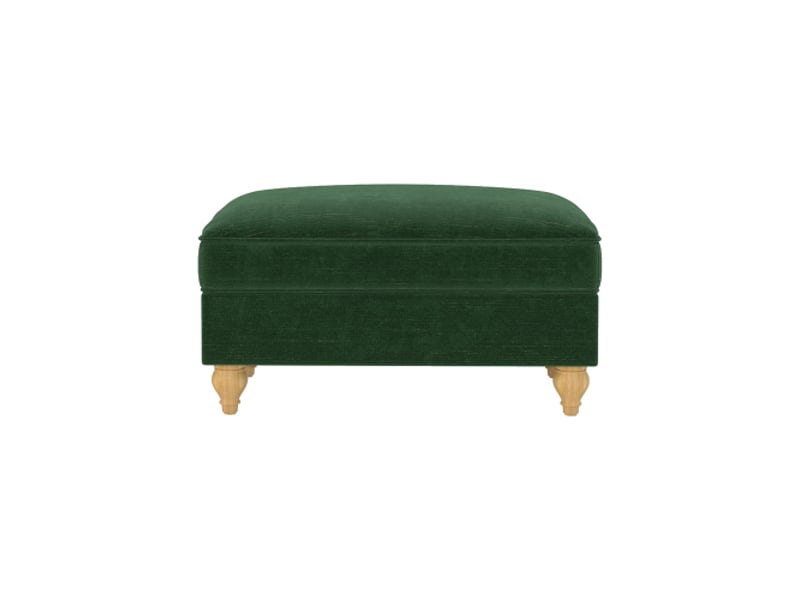  Tabouret en chenille - vert - chenille - 90x56.5x49 cm - 13 kg - design convertible avec jupe plissée - dossier segmenté  - Conforama A