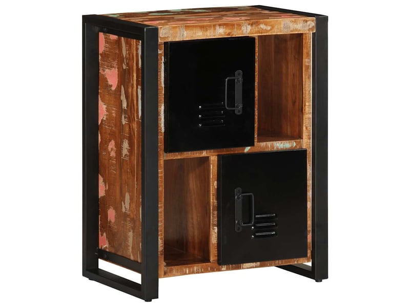  Buffet - bahut - meuble de rangement multicolore 55x35x70 cm bois massif récupération  - Conforama B