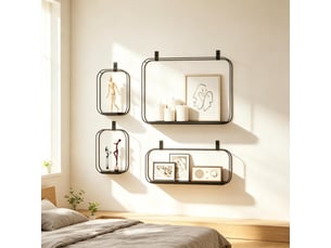 Etagère 43 cm coloris noir PANGIVO T5828P561913