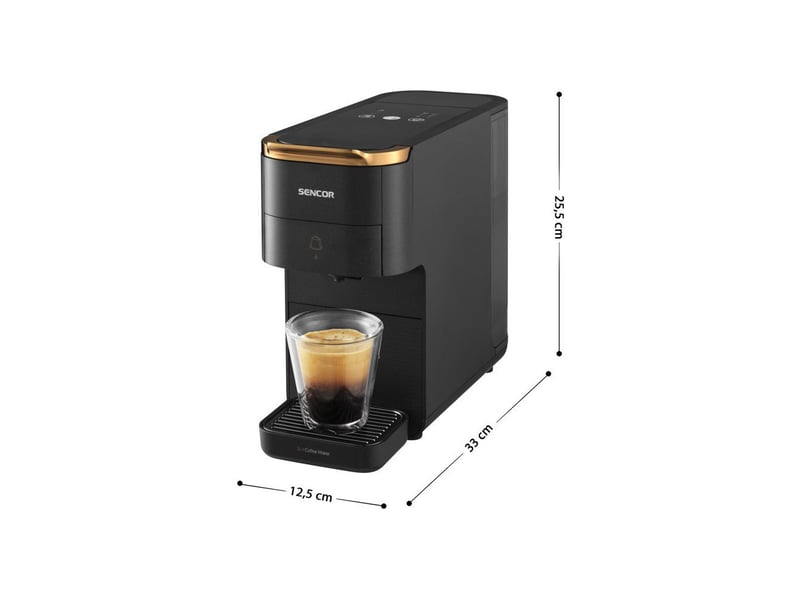  Machine a espresso 3 en 1 capsules 20 bars 45 s noir SEN8590669388264 - Conforama C