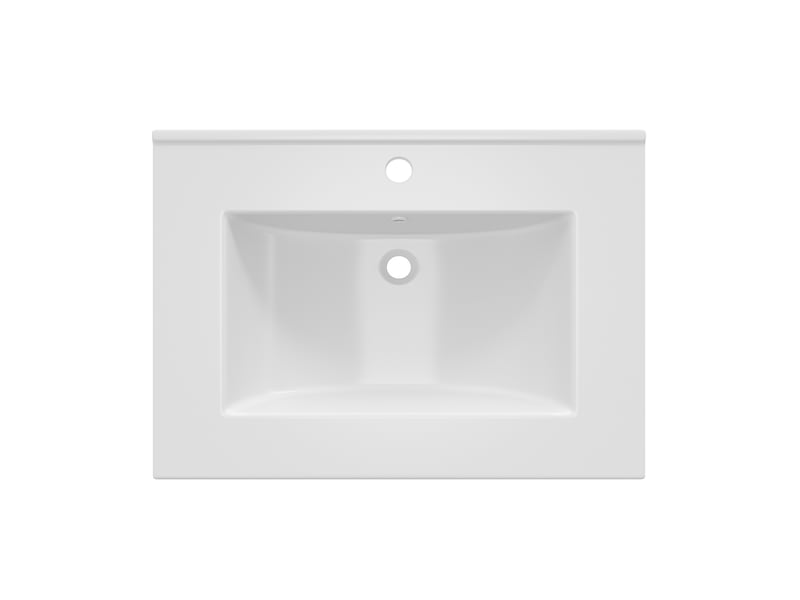  Meuble sous lavabo 61x47x86 cm avec vasque mdf noir  - Conforama D
