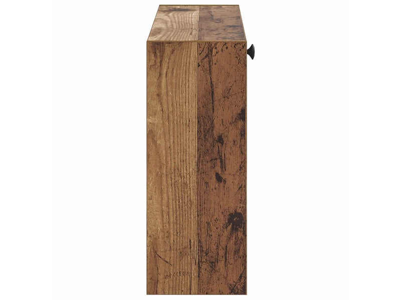  Meuble à chaussures mural, armoire à chaussures alkmaar 71x17x43 cm bois ancien  - Conforama E