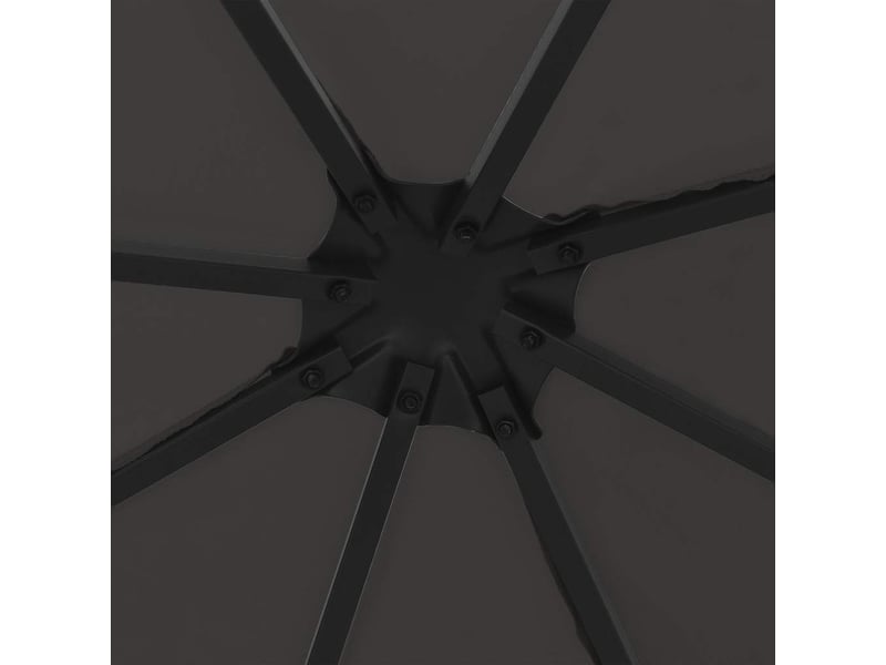  Tonnelle avec guirlande lumineuse à led 3x3 m anthracite cf62463  - Conforama E