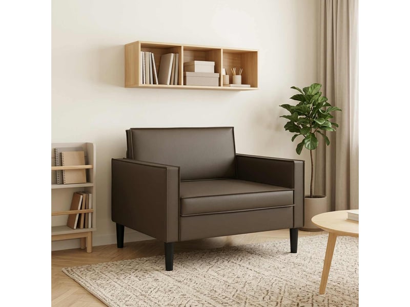 Vidaxl fauteuil xl marron simili cuir - Conforama B