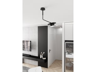 Applique mizu en acier noir