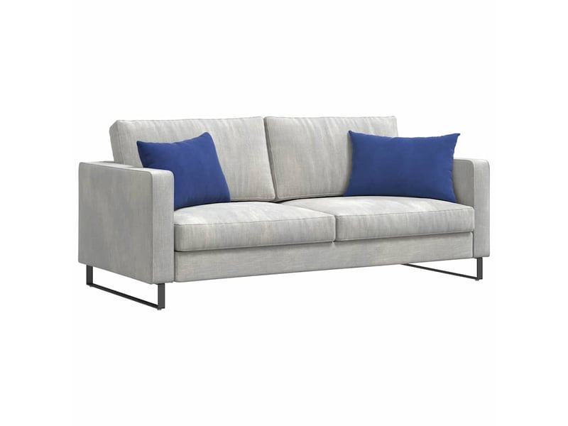  Lot de 2 coussins de canapé, coussins décoratifs bleu police 60 x 40 cm cf59021  - Conforama C