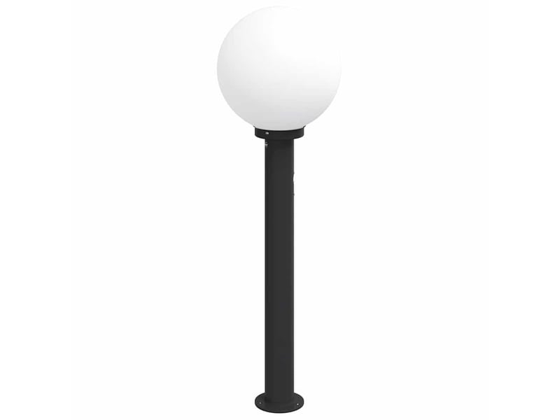 Borne lumineuse, lampadaire avec détecteur 80 cm noir ip44 - Conforama D
