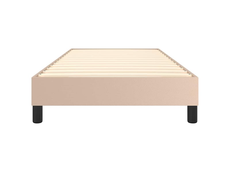  Lit simple- lit adulte -  cadre de lit à lattes cappuccino 100x200 cm similicuir  - Conforama D