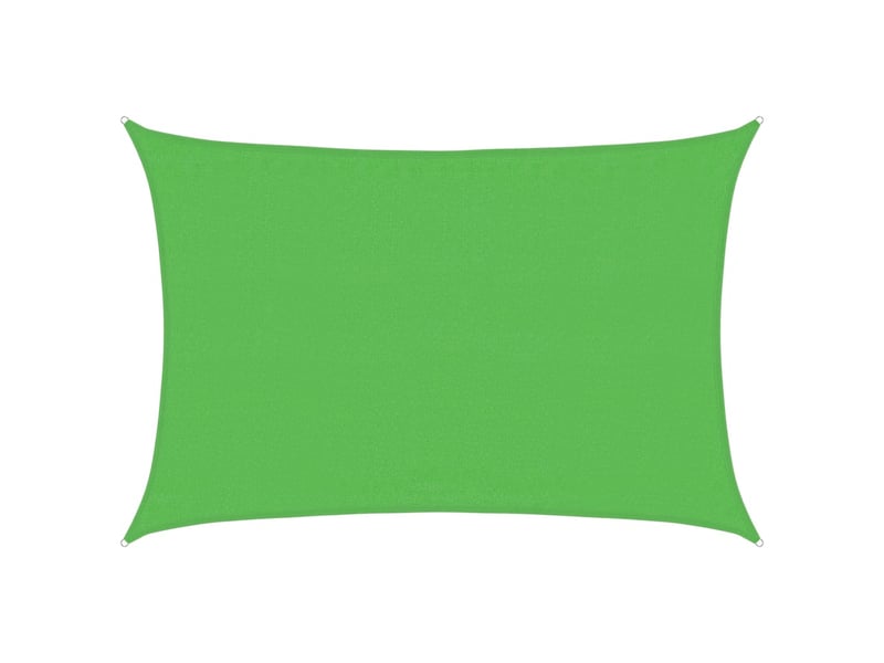  Voile d'ombrage - voile d'ombre - voile parasol 160 gm² vert clair 3,5x5 m pehd  - Conforama A