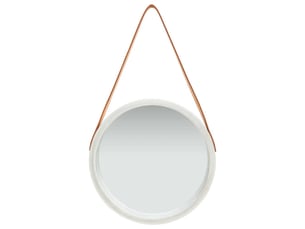 Miroir rond(e) à fixer coloris argenté <strong></strong>  <strong></strong> - 40 cm x 40 cm