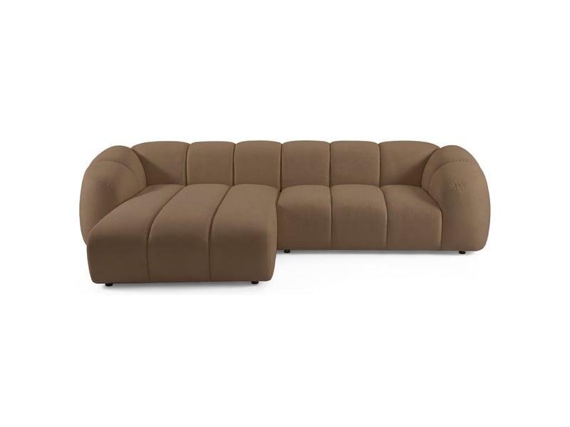  Selsey millma - canapé d'angle - 300 cm - velours brun clair Millma - Conforama D