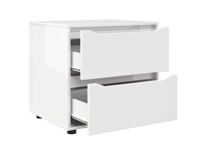  Armoire de rangement, commode de rangement 60 x 48 x 57 cm bois d'ingénierie shl43  - Conforama E