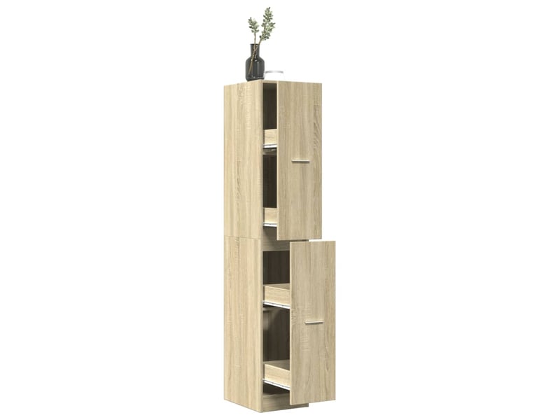  Meuble de rangement, armoire d'apothicaire chêne sonoma bois d'ingénierie  - Conforama B