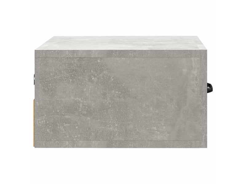  Table de chevet - cabinet de chevet - table de nuit murale gris béton 35x35x20 cm  - Conforama E
