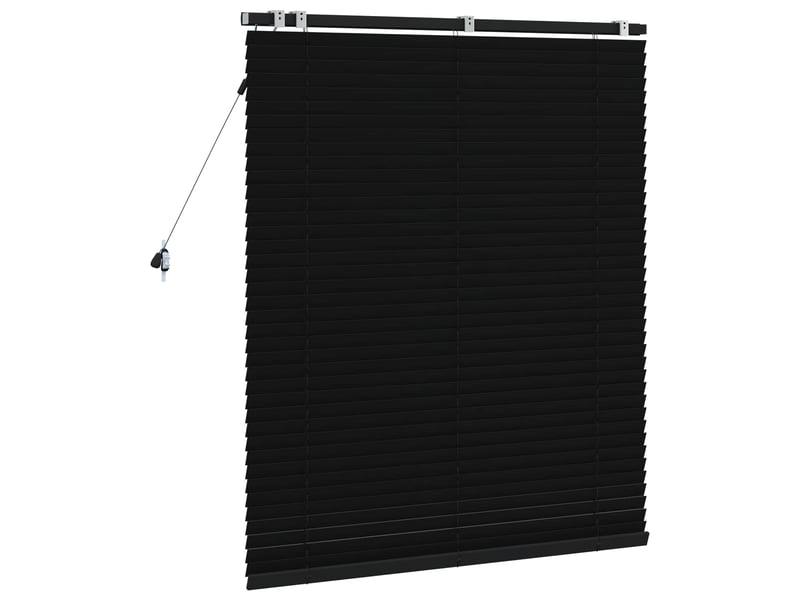 Store vénitien, store de fenêtre noir 120 x 130 cm 35 mm bois de paulownia massif cf48057  - Conforama D