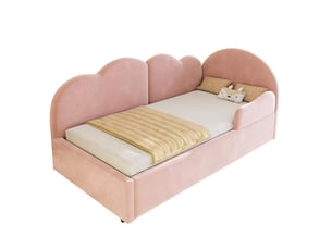 Lit gigogne 90x200 cm    coloris rose
