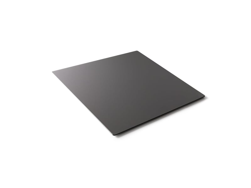  Plateau de table carré hpl 90x90 cm pour extérieur dot - anthracite  - Conforama A