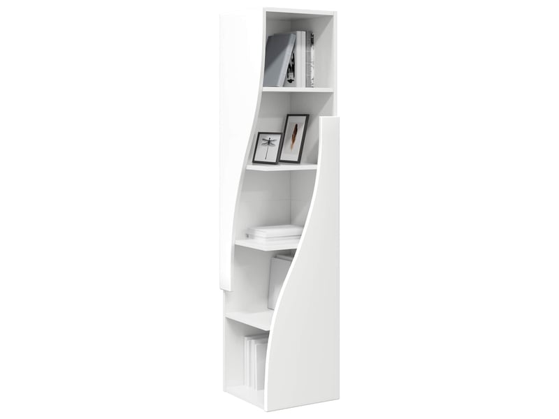  Meuble d'angle, meuble de rangement salon 32x32x140cm bois d'ingénierie  - Conforama C