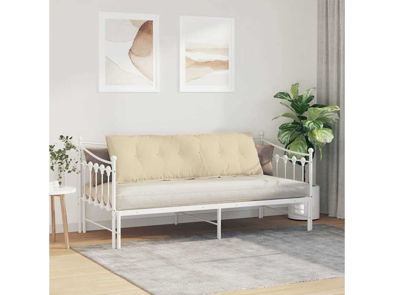  Coussin de dos, coussin de dossier crème 160 x 19 x 50 cm tissu cf54619  - Conforama D
