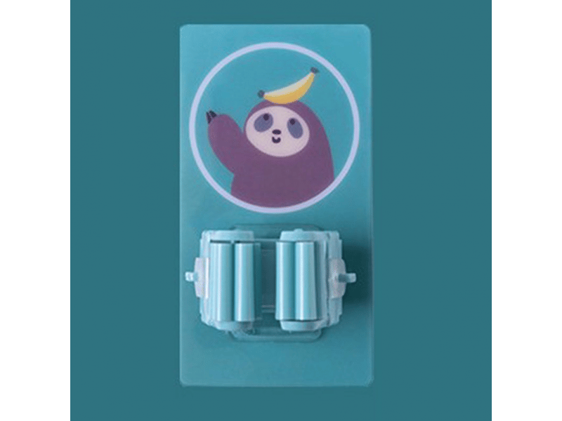 Support de balai et serpillière multifonction à motif dessin animé, organiseur de rangement autocollant pour balais, buanderie, salle de bain, cuisine - Conforama D