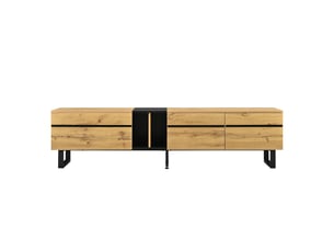 Meuble tv coloris naturel 180 cm   