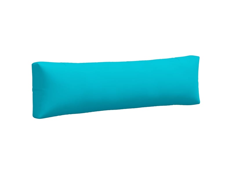  Lot de 2 coussins de palette, coussins de canapé turquoise tissu oxford cf59630  - Conforama E