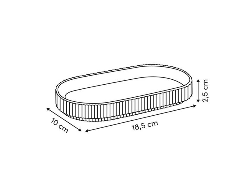  Plateau de salle de bain ovale solis blanc SOLIS - Conforama C