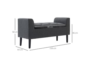 Banc  coloris gris <strong></strong> <strong></strong>