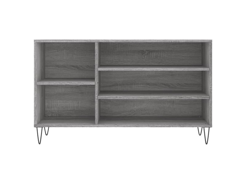  Meuble à chaussure, armoire à chaussures sonoma gris 102x36x60 cm bois d'ingénierie shl945  - Conforama D