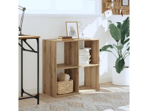 Bibliotheque coloris  bois clair  <strong></strong> <strong></strong> - 68.5 cm x 68.5 cm