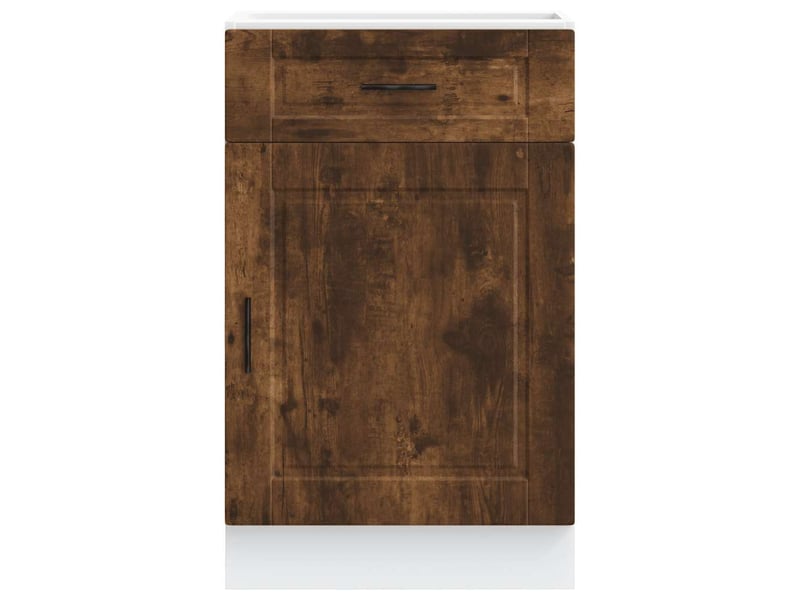  Meuble de rangement, armoire de cuisine porto chêne fumé bois d'ingénierie shl7678  - Conforama D