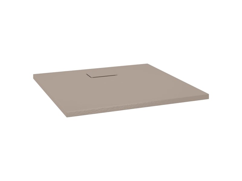  Receveur de douche base de douche bac de douche réceptacle de douche salle de bain toilette salle d’eau maison intérieur smc 90 x 80 cm marron 02_0001966  - Conforama C